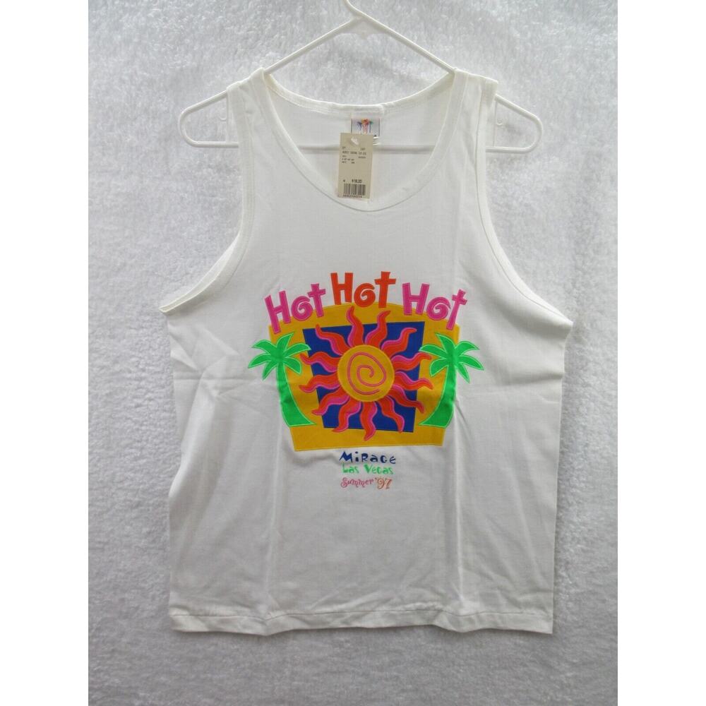 NWT Vintage Mirage Las Vegas Summer 1997 Adult Medium Tank Top Shirt